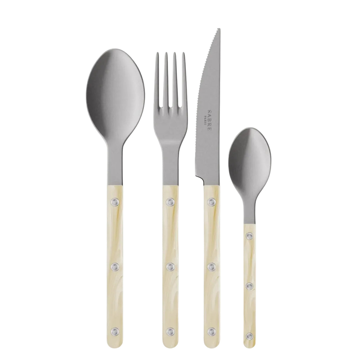 Sabre Paris Bistrot Faux Horn Cutlery Set Vintage Horn 4 Piece | Minimax