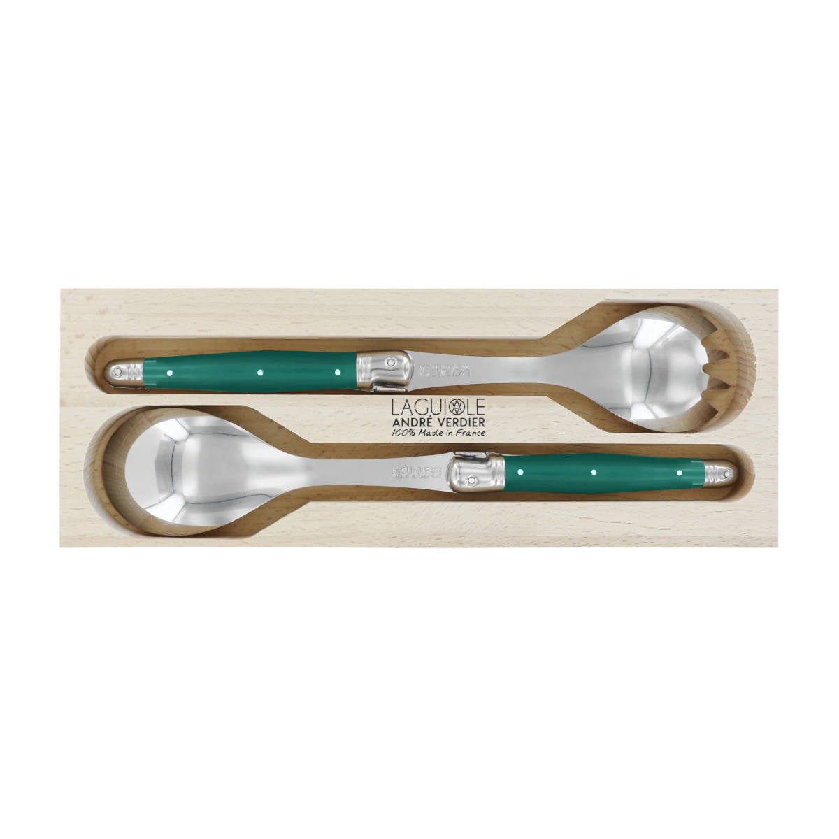 Laguiole Andre Verdier Debutant Salad Forest Set 2 Piece | Minimax