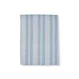 Madras Link Hayman Blue Tablecloth 150x230cm – rectangular cotton-blend tablecloth with classic blue and white striped coastal design