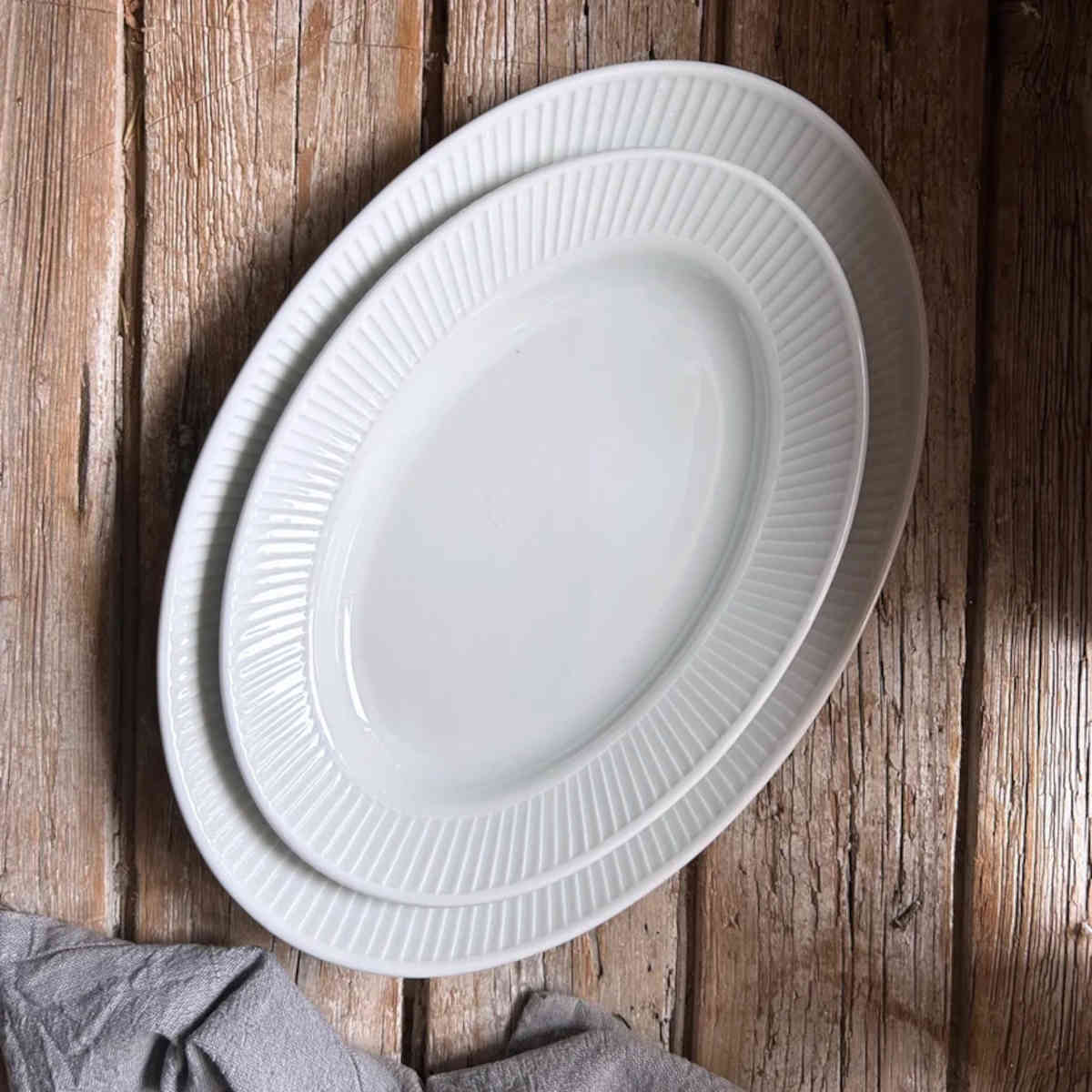 Pillivuyt Plisse Platter Oval 17x12cm | Minimax