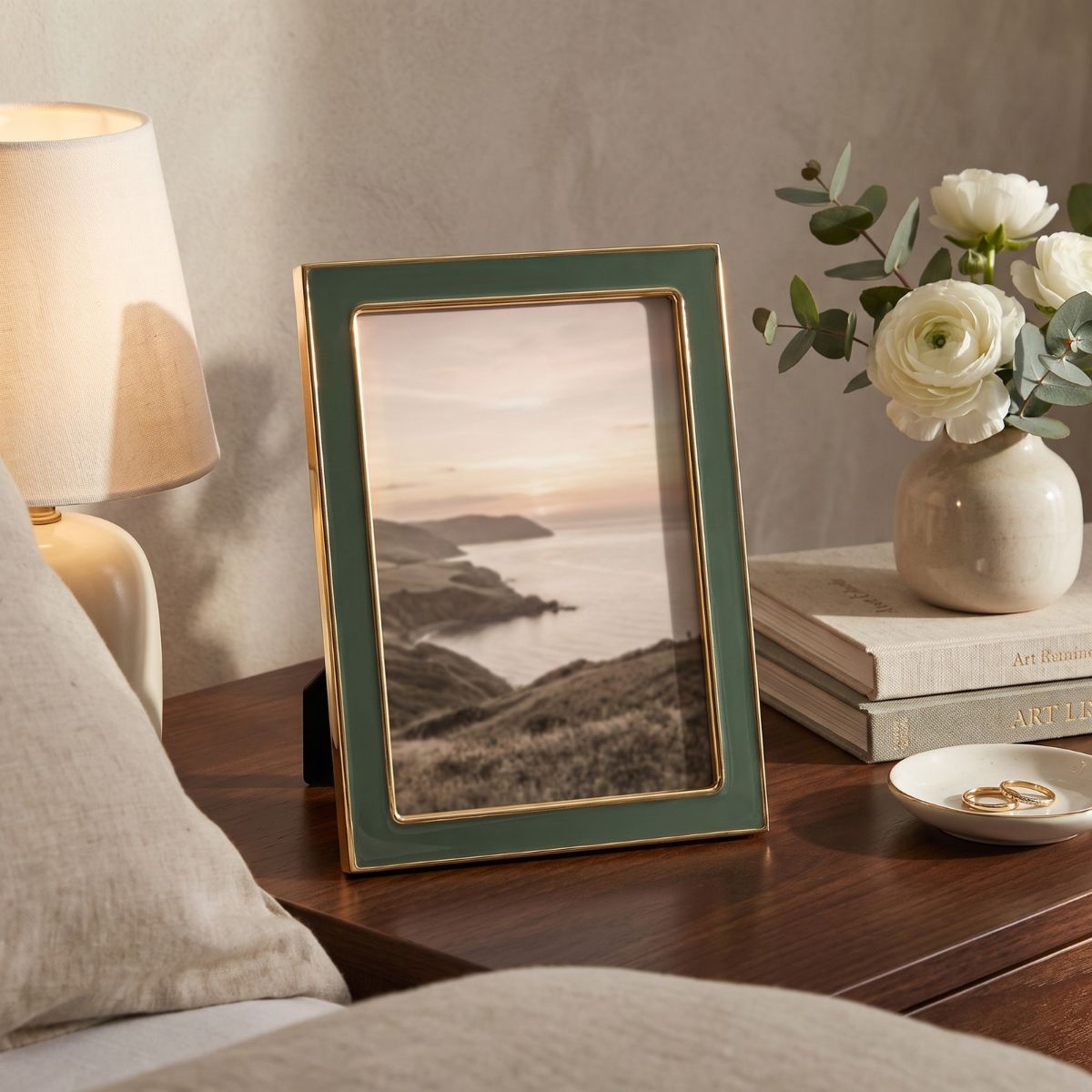 Swing Gifts Isla Alloy Frame Sage Gold 15x10cm