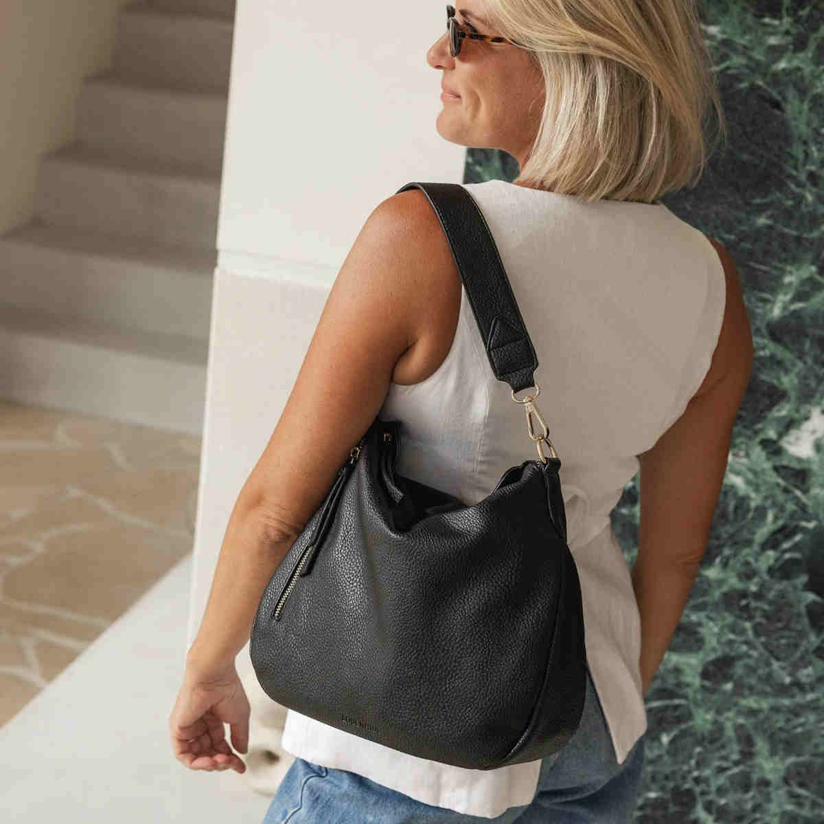 Louenhide Nadia Shoulder Bag - Black | Minimax