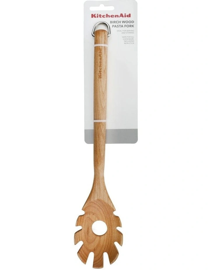 KitchenAid Birchwood Pasta Server | Minimax