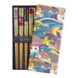Tokyo Design Lucky And Koinobori Chopstick Giftset 5 Piece in Assorted | Minimax