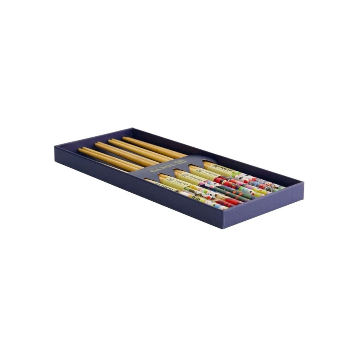 Tokyo Design Lucky And Koinobori Chopstick Giftset 5 Piece in Assorted | Minimax