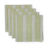 Madras Link Catania Green Stripe Napkin Set of 4 | Minimax