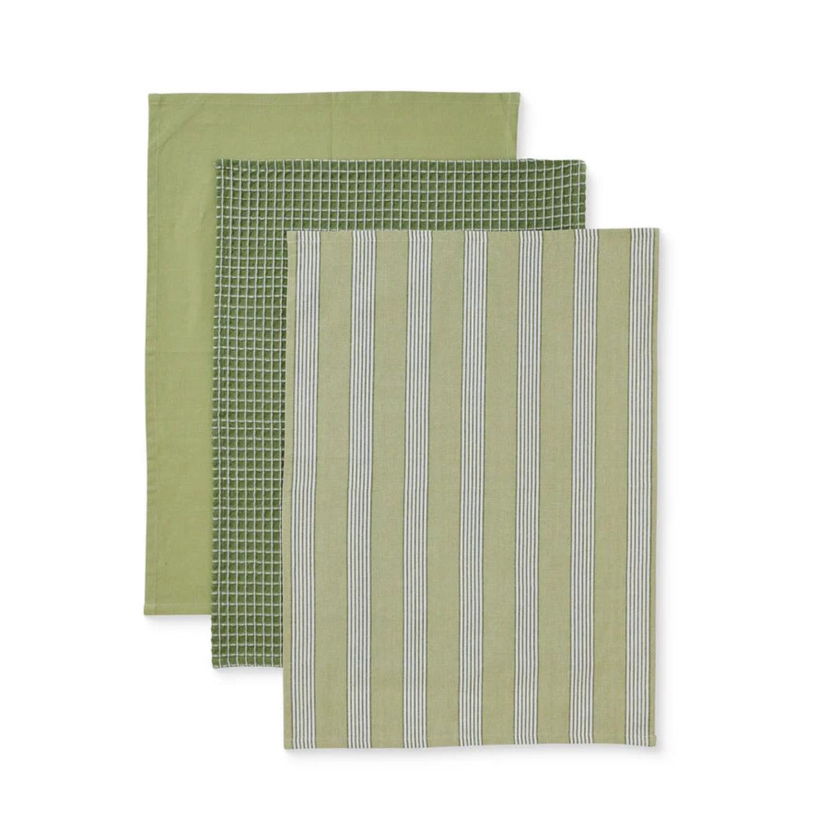 Madras Link Catania Stripe Tea Towel Set of 3 Piece | Minimax