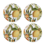 Madras Link Citrus Round Coaster Set of 4