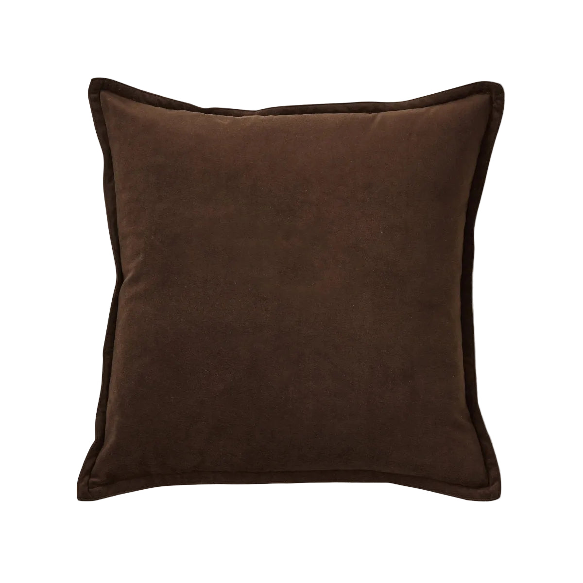 Madras Link Mira Velvet Cushion Chocolate 50cm | Minimax