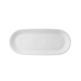 Casero Strata Oval Platter White 52x32cm