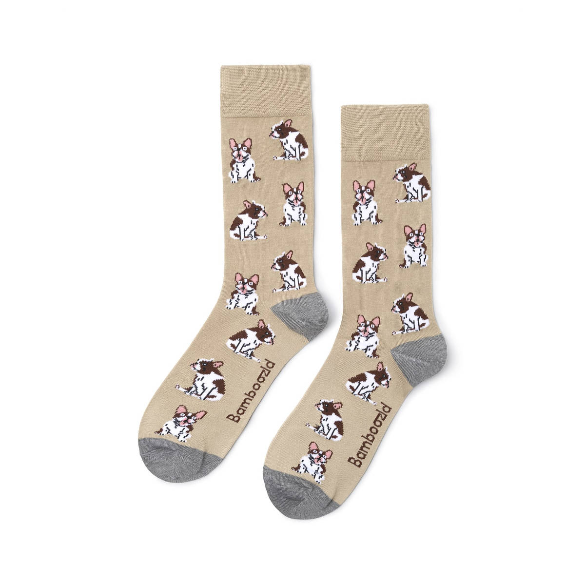 Bamboozld French Bulldog Socks Sand