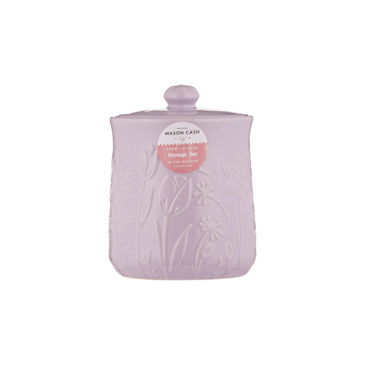 Mason Cash In The Meadow Storage Jar Lilac 15cm (800ml)