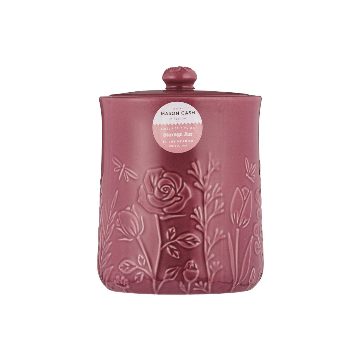 Mason Cash In The Meadow Storage Jar Purple 18 x 13cm | Minimax