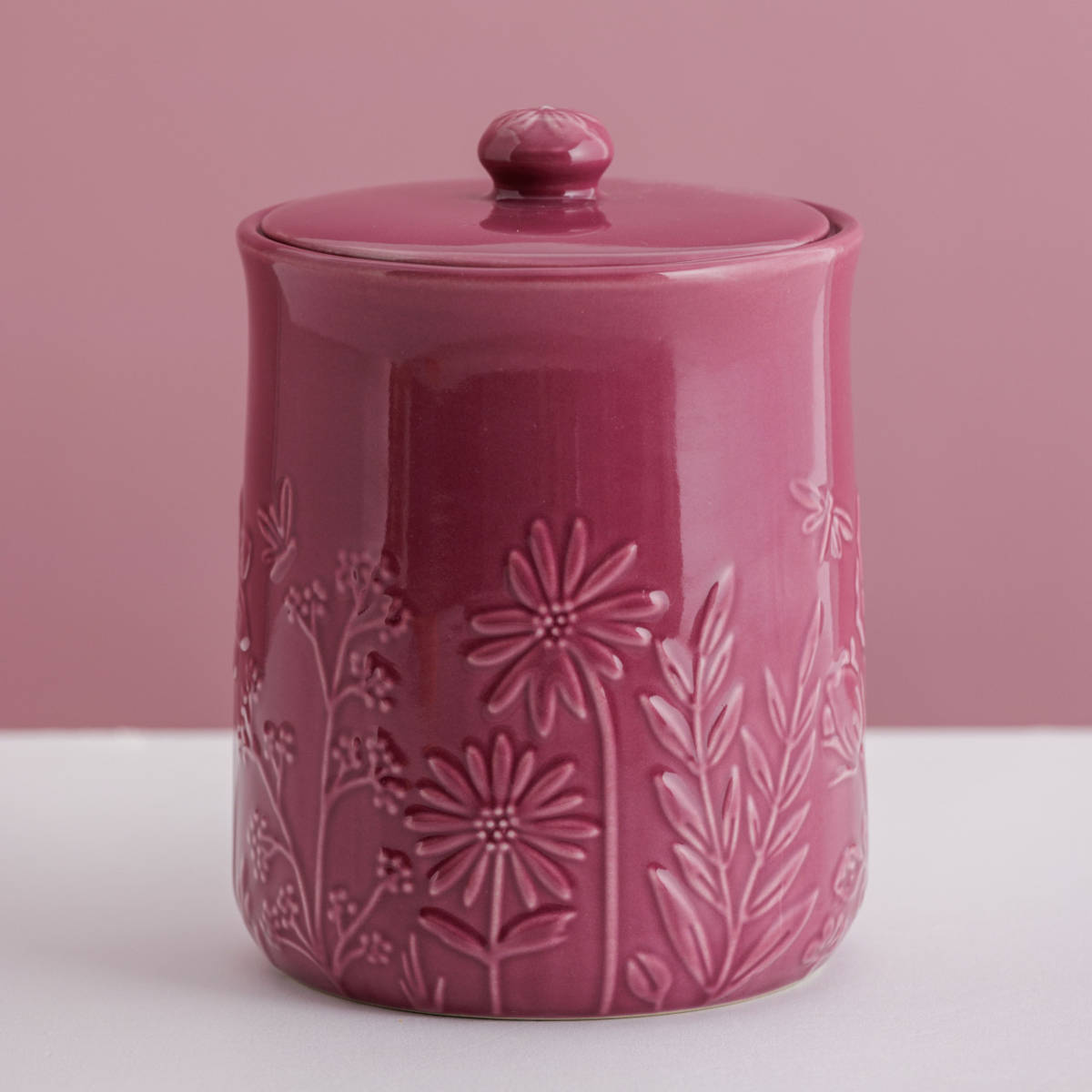 Mason Cash In The Meadow Storage Jar Purple 18 x 13cm | Minimax