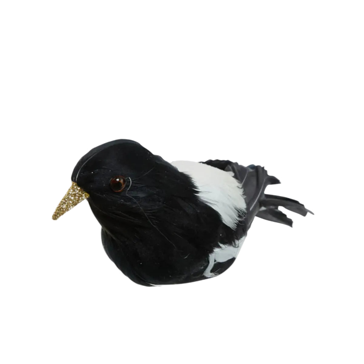 Vixen & Velvet Feather Magpie Hanging Decoration 15cm | Minimax