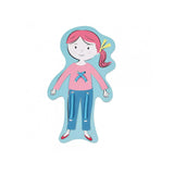 Rex London Children's Cardboard Stitching Kit Dress-up Dolly | Minimax