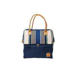 Saltwater Picnic Dual Cooler Blue Stripe 35cm