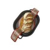 Brunswick Bakers Silicone Bread Sling Set of 2 | Minimax - with bread and pan