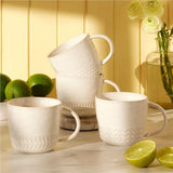 Maxwell & Williams Mug Club Nordic Mug Chevron Waves 400ml | Minimax - with lemons 