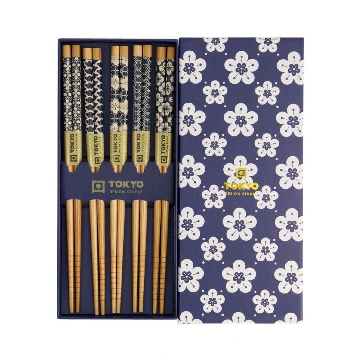 Tokyo Design Chopstick Blue 5-Piece Set | Minimax
