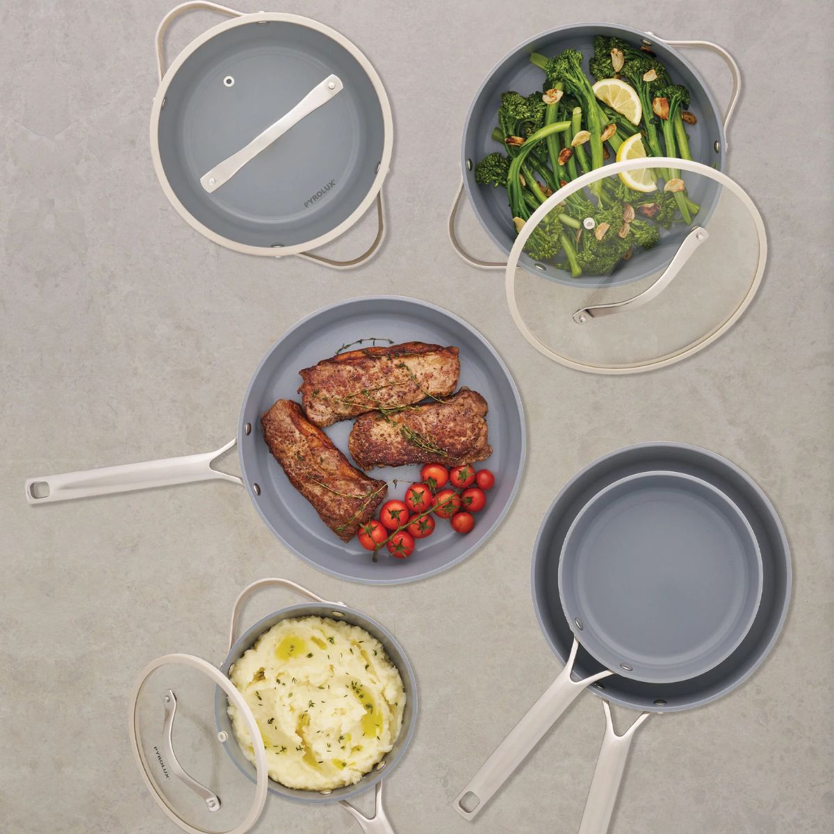 Pyrolux Nexgen Chef's Pan Ivory 28cm (4.1L) | Minimax