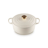 Le Creuset Signature Round Casserole Crème 26cm | Minimax