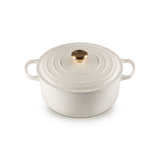 Le Creuset Signature Round Casserole Creme 28cm | Minimax