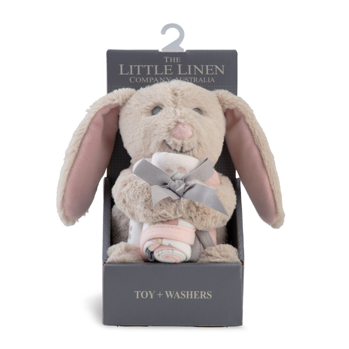Little Linen Plush Toy & Face Washers - Harvest Bunny | Minimax