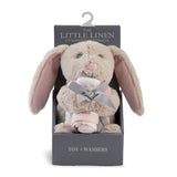 Little Linen Plush Toy & Face Washers - Harvest Bunny | Minimax