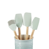 Le Creuset Spatula Set with Crock Sea Salt (5 Piece) | Minimax