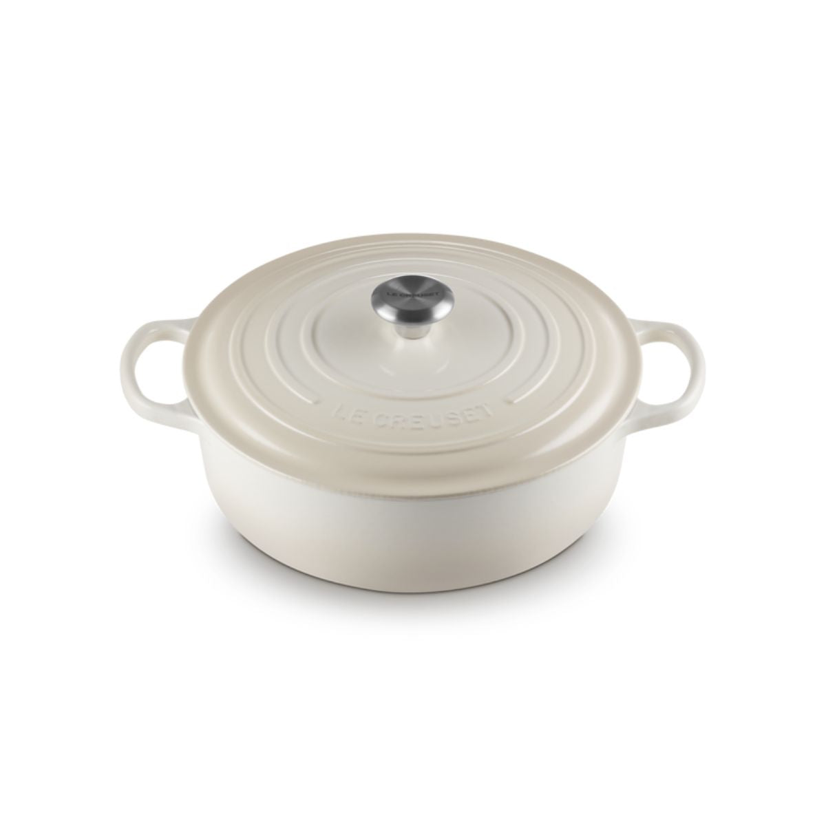 Le Creuset Signature Risotto Pot Meringue 30cm (6.2L) | Minimax