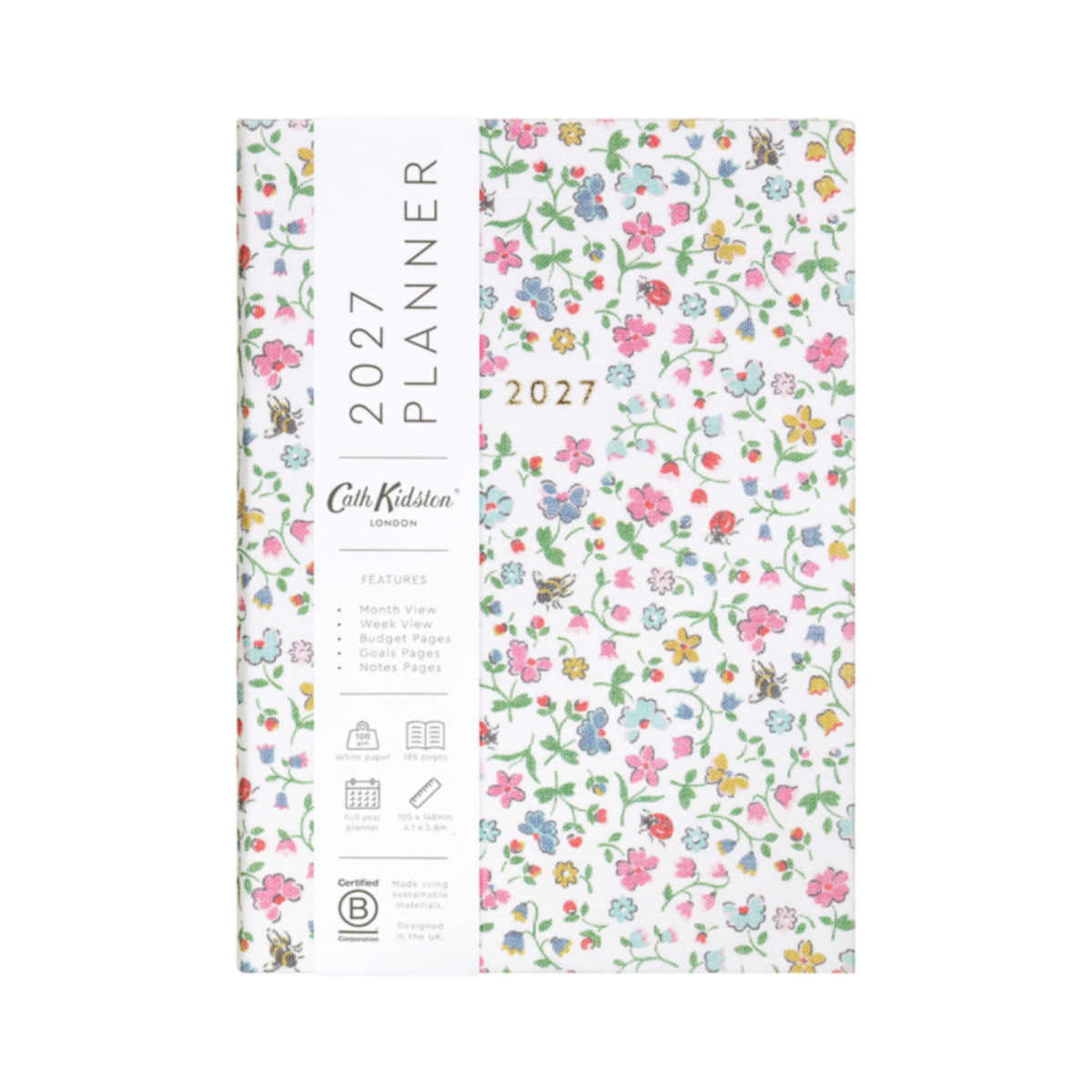 Cath Kidston Bee & Flowers 2027 A6 Diary | Minimax