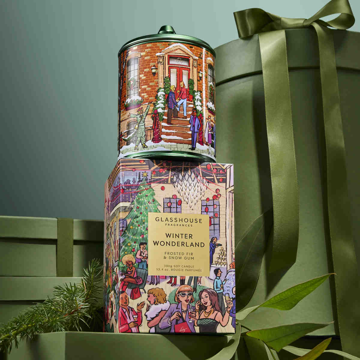 Glasshouse Fragrances Winter Wonderland Candle 380g