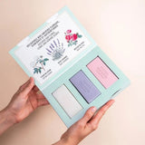 Panier des Sens Festive Soap Trio Cotton Lavender Rose Nectar