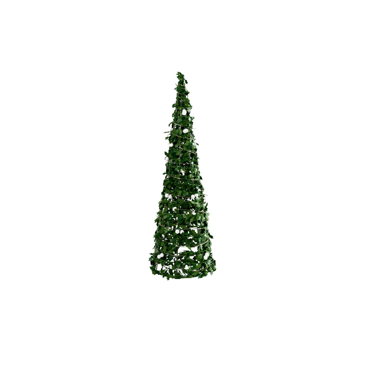 Noel Berry Tree 30 Lights Christmas Decoration LED White/Green 40cm | Minimax