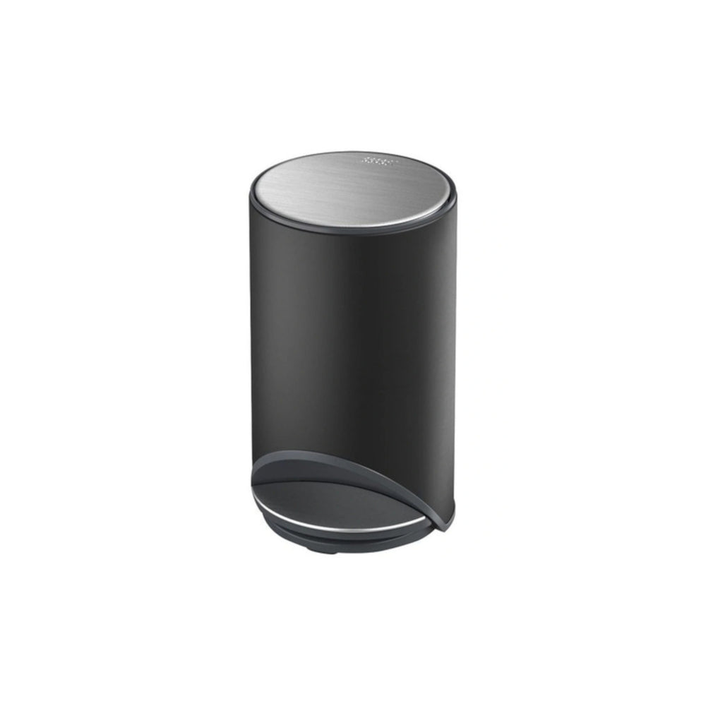 Joseph Joseph Arc Easy-Push Pedal Bin Matt Black 10L | Minimax