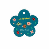  Rex London Ladybird Glitter Ring (Set of 3) | Minimax