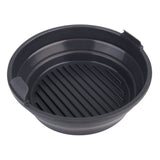 Daily Bake Silicone Round Collapsible Air Fryer Basket Charcoal 22cm | Minimax