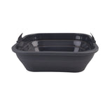 Daily Bake Silicone Square Collapsible Air Fryer Basket Charcoal 22cm | Minimax