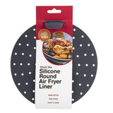 Daily Bake Silicone Round Air Fryer Liner Charcoal 22cm | Minimax