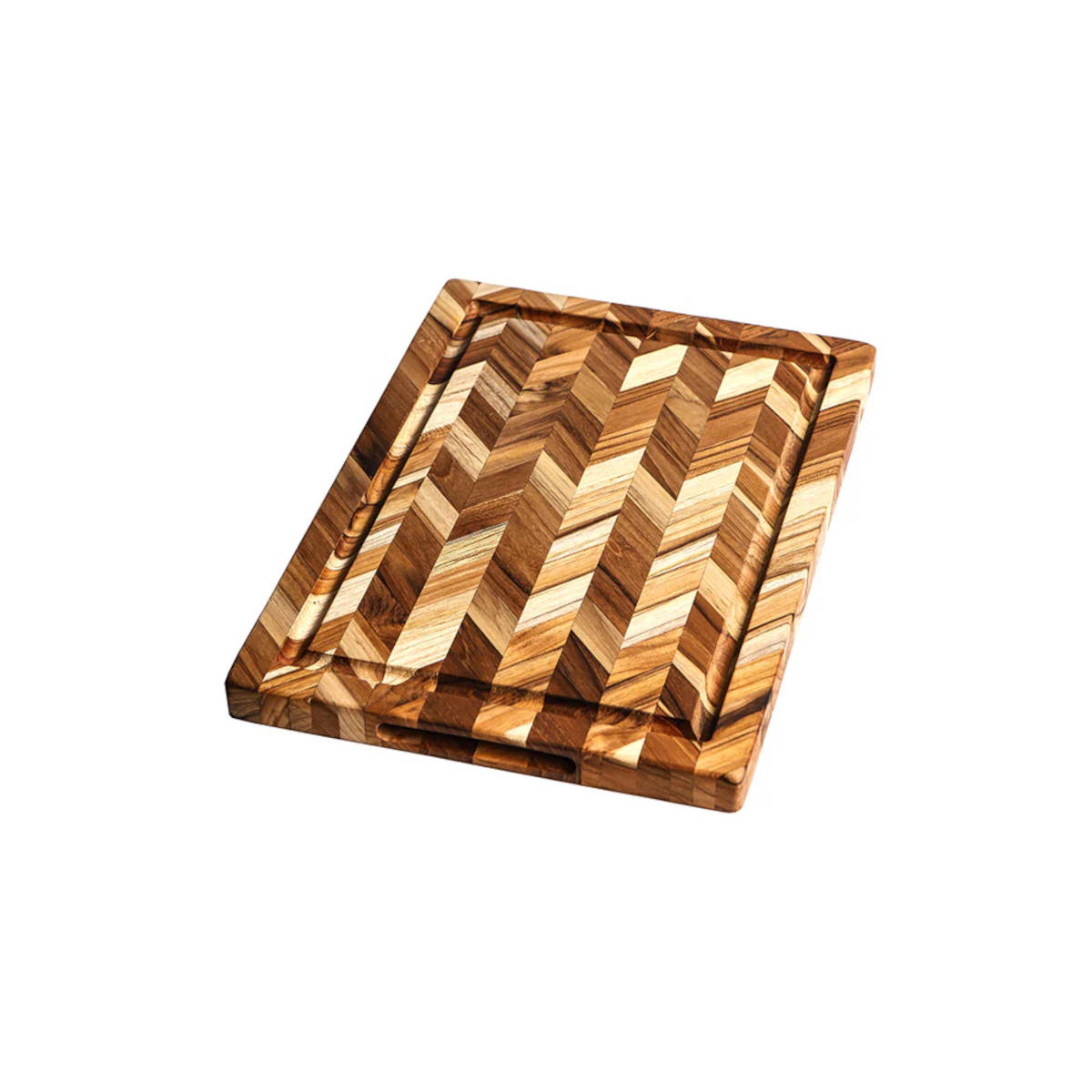 Teakhaus Herringbone Chopping Board Medium Thickness 36 x 26cm | Minimax