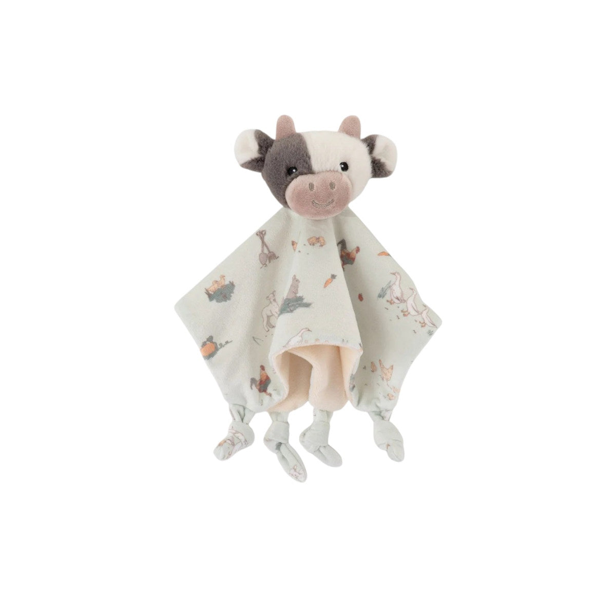 The Little Linen Co Baby Lovie/Comforter Farmyard Cow | Minimax