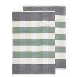 Ladelle Bailie Terry Tea Towel Charcoal Set of 2 | Minimax