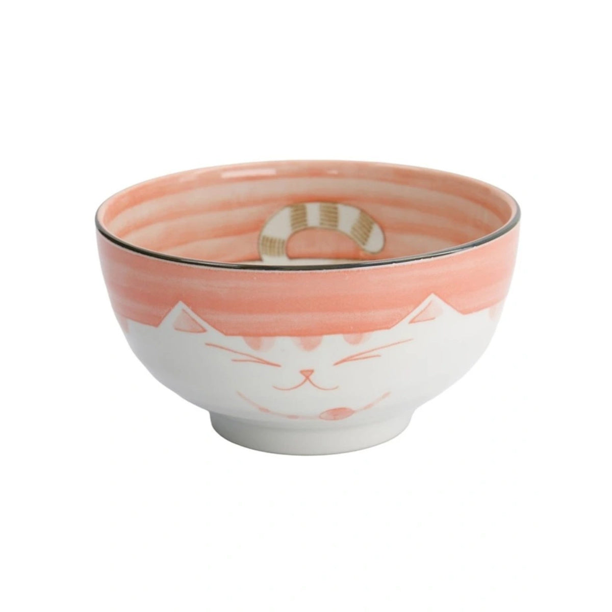 Tokyo Design Studio Kawaii Neko Cat Bowl Pink 16x8.5cm | Minimax