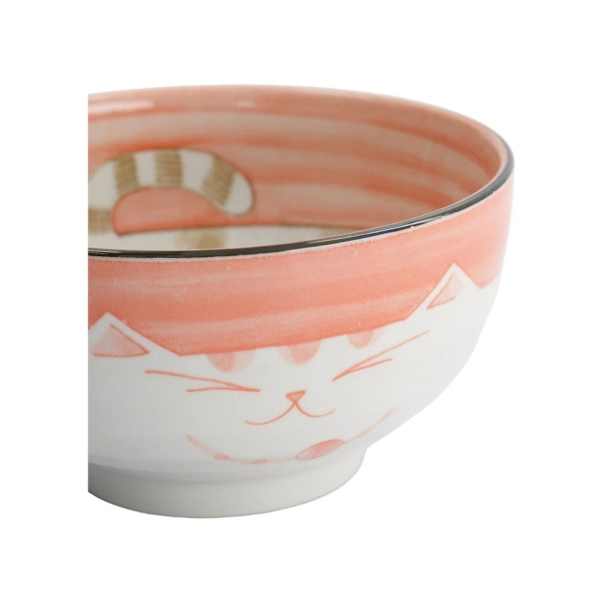 Tokyo Design Studio Kawaii Neko Cat Bowl Pink 16x8.5cm | Minimax