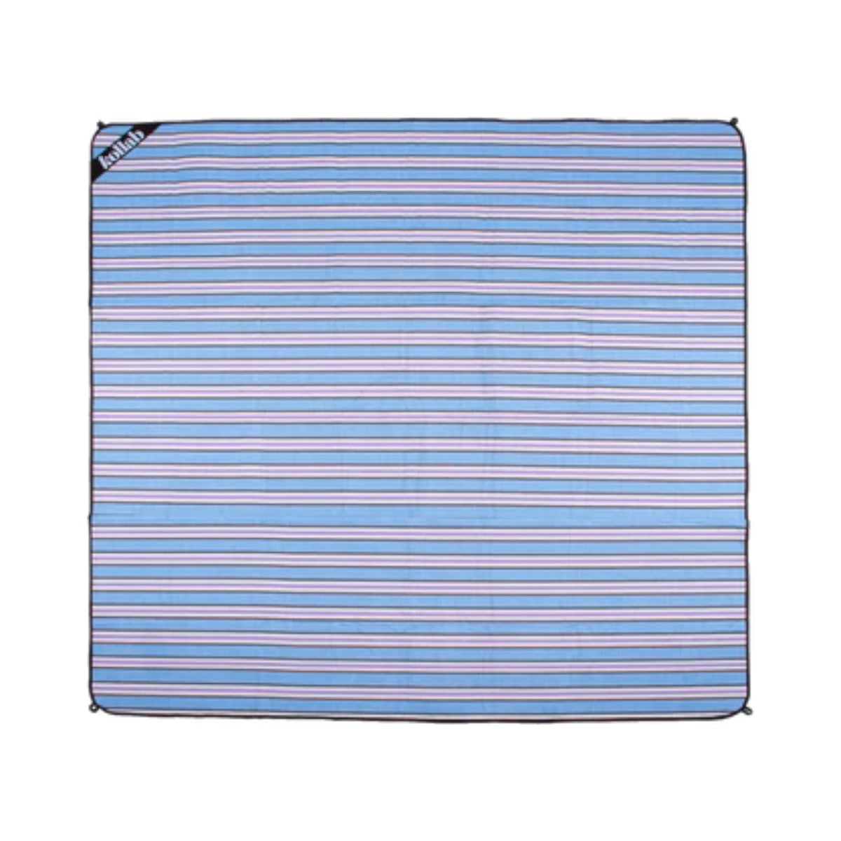 Kollab Picnic Mat Chocolate Blue Stripe 2mx2m | Minimax