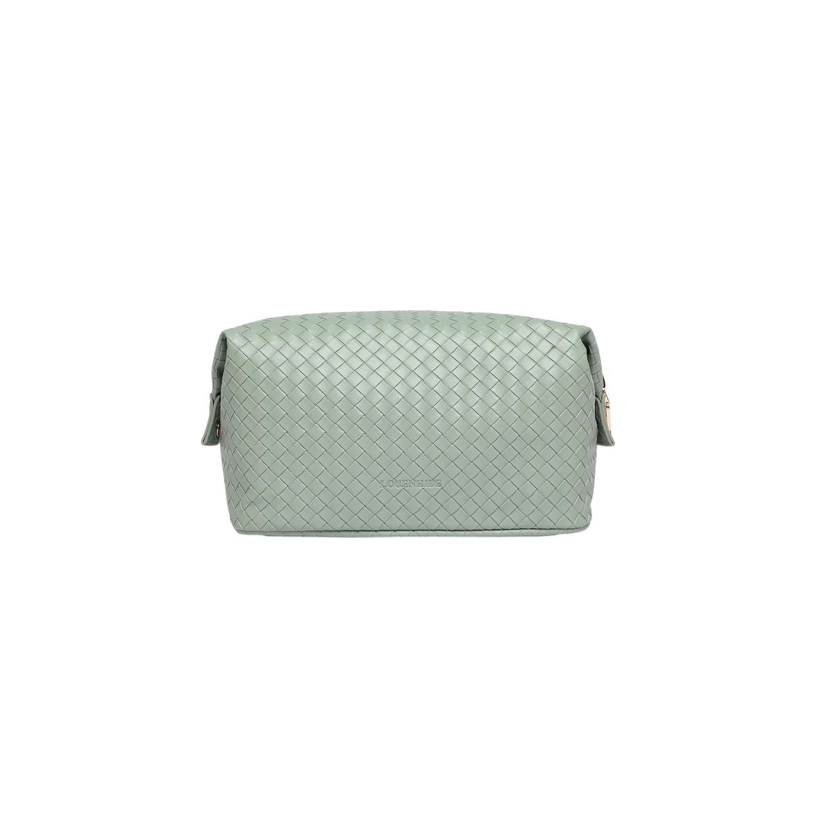 Louenhide Lucinda Woven Cosmetic Case Sage Green | Minimax