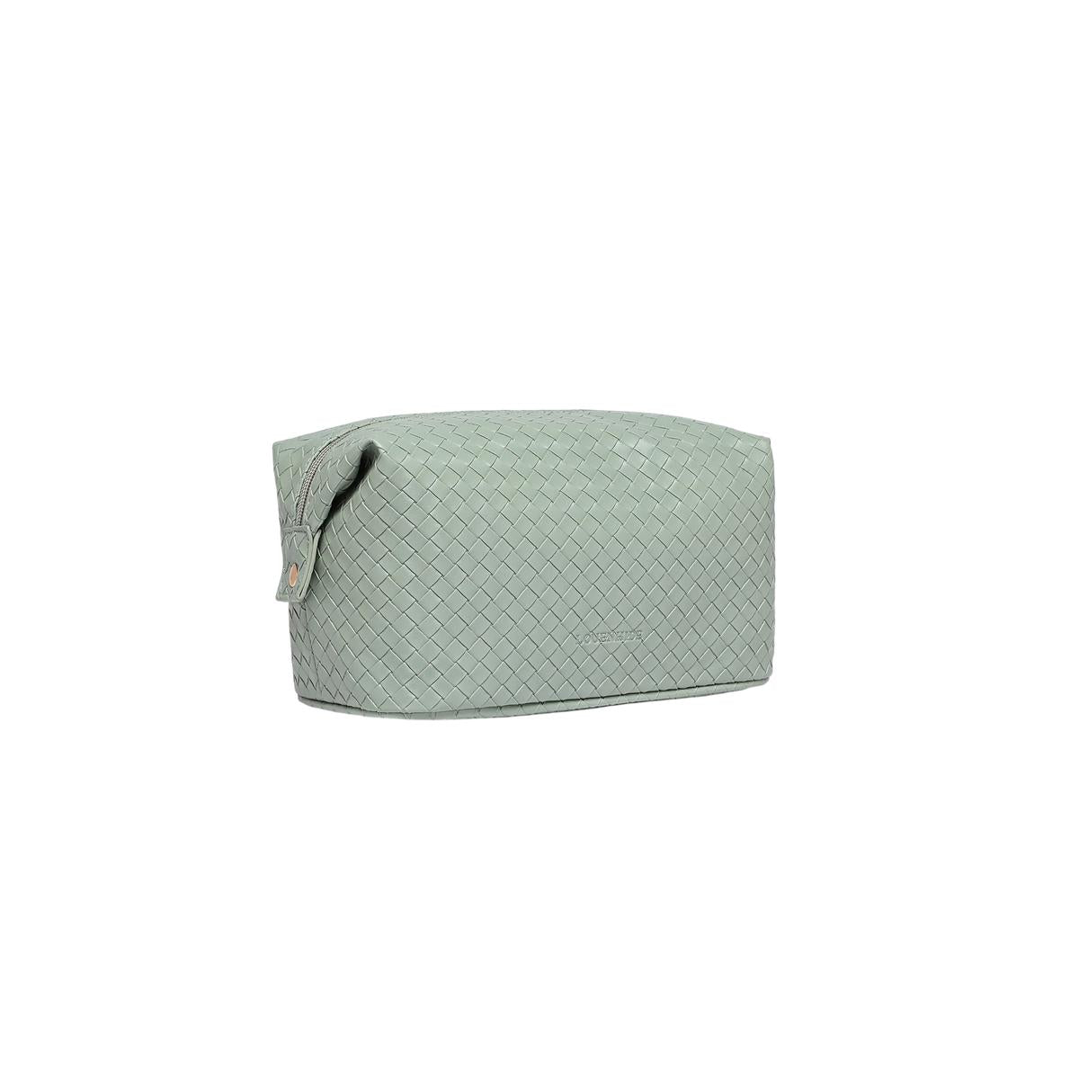 Louenhide Lucinda Woven Cosmetic Case Sage Green | Minimax
