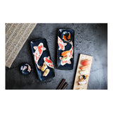 Aizome Porcelain Plate & Dish Set Koi Carp (Set of 4) | Minimax