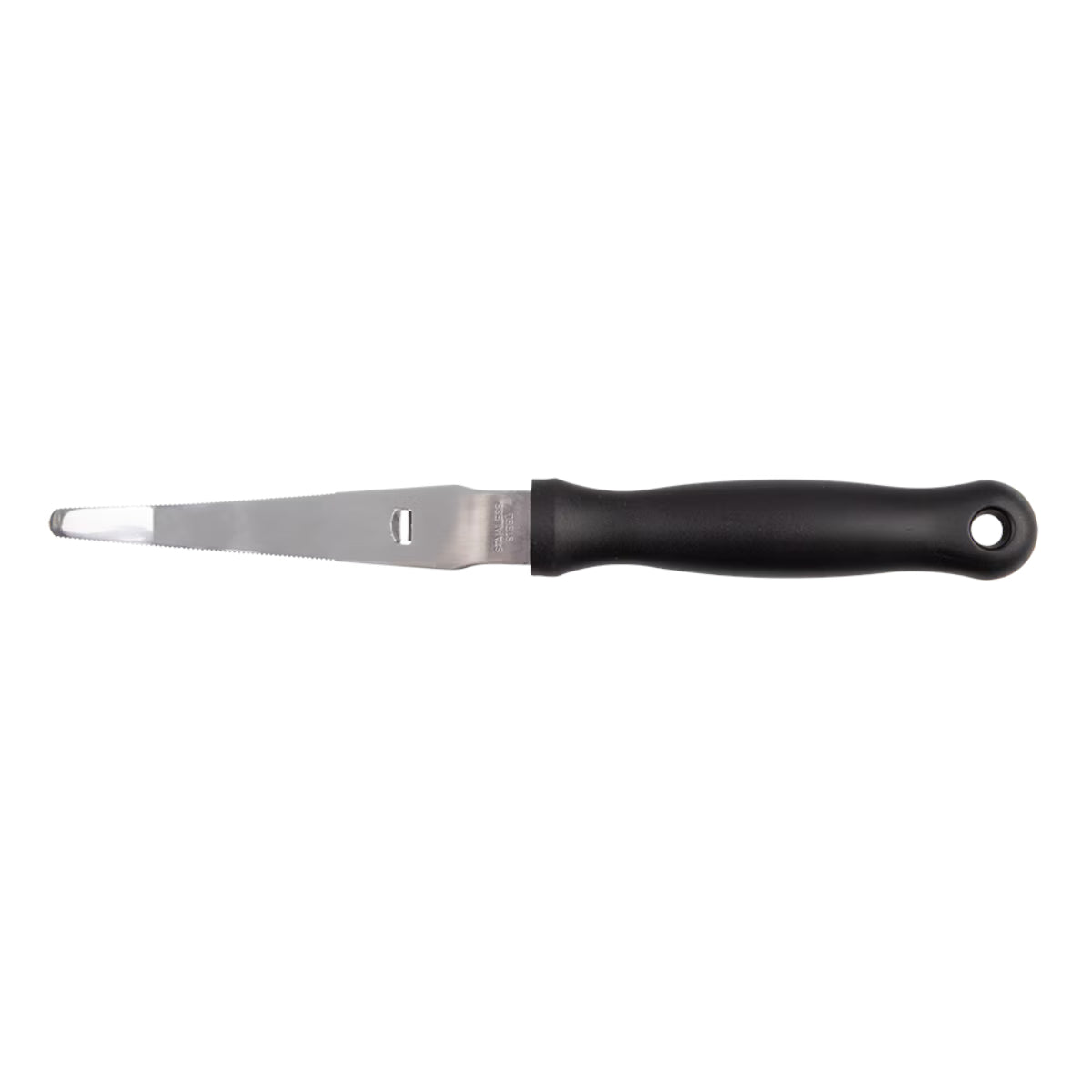 Appetito Stainless Steel Grapefruit Knife w/ Black Handle | Minimax